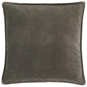 Pudebetræk velour jord
