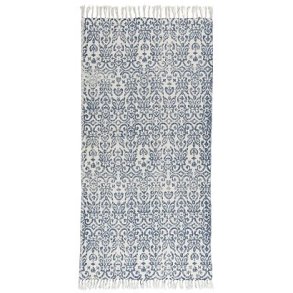 Tppe/Gulvlber med blt mnster fra Ib Laursen