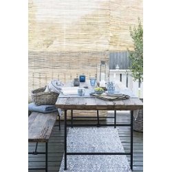 Tppe/Gulvlber med blt mnster fra Ib Laursen