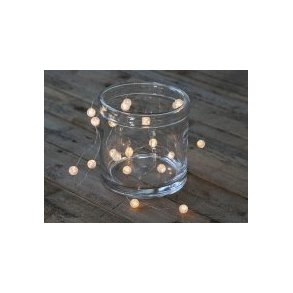 Lyskde m. krystaller LED