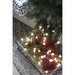 Udendrs lyskde med timer (batteridrevet) STJERNER