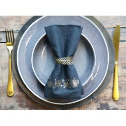 Servietring blad fra Chick Antique