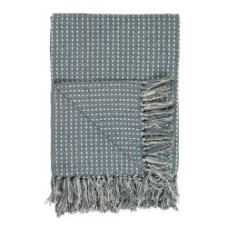 Plaid stvbl med creme firkantmnster 