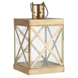 Lanterne med glas sider